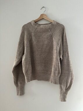Free people cotton sweater L
